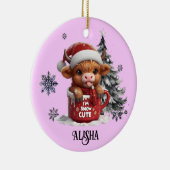 Name Weihnachtsschmuck Ich bin Schnee niedlich Hig (Rechts)