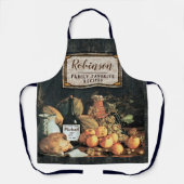 Name Wein und Fruchtüberdruck Schürze hinzufügen (Vorderseite)