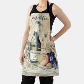 Name Wein und Fruchtüberdruck Schürze hinzufügen (InSitu)