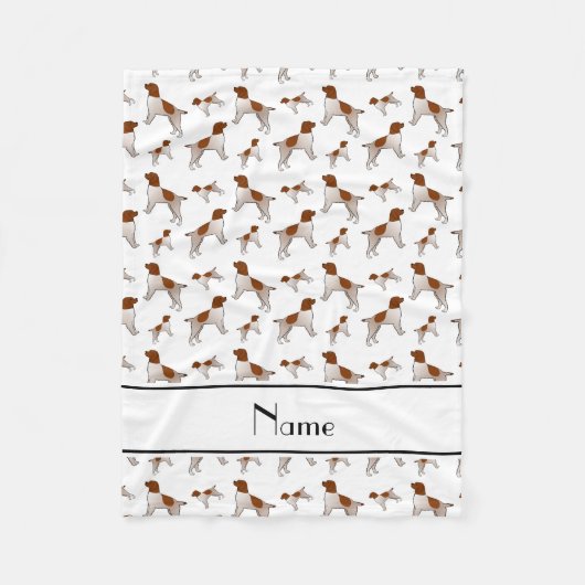 Name White Drahthaar Pointing Griffon Fleecedecke (Vorderseite)