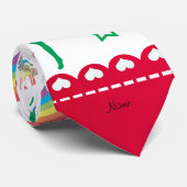 Name White Gymnastics Regenbows unicorns Krawatte (Gerollt)