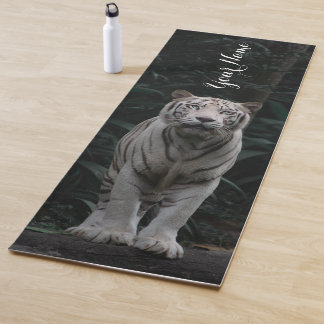 Name White Tiger im Dschungel Yoga Mat anpassen Yogamatte