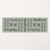 Name Wiederholung benutzerdefinierter Yogamat-Mono Yogamatte (Vorderseite (Horizontal))