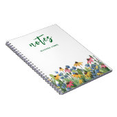 Name, Wildblumen für leuchtendes Wasser, Grenzen Notizblock (Rechte Seite)