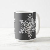 Name Winterschneeflocke Kaffeetasse (VorderseiteRechts)