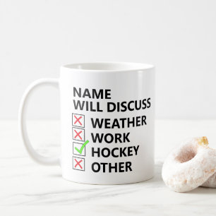 Name wird besprechen - Hockey - oder Sport etc. Kaffeetasse