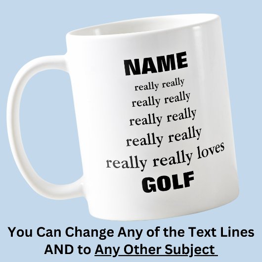 Name wirklich sehr gerne Lieben Betrifft Golf Kaffeetasse