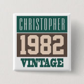 Name with Year 1982 Button (Vorderseite)