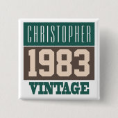 Name with Year 1983 Button (Vorderseite)