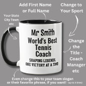 Name, World Best Tennis Coach Tasse