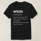 Name Wren T-Shirt (Design vorne)