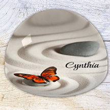 Name Zen Garden Monarch Butterfly Paperweight
