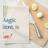 Name, Zitat, Blume drucken, drucken Geschirrtuch (Viertel Falte)