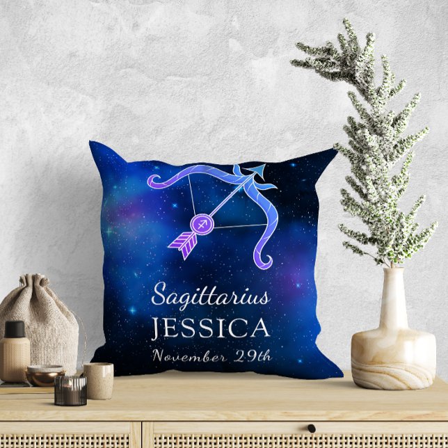 Name: Zodiac-Zeichen Sagittarius-Geschenk Kissen (Von Creator hochgeladen)