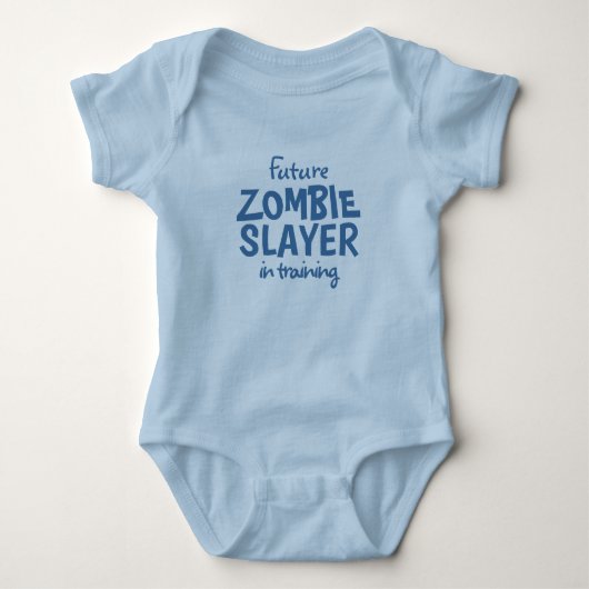 Name-ZombieSlayerkleidung Baby Strampler (Vorderseite)