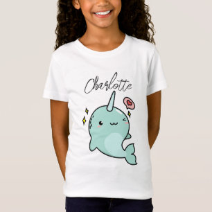 Name zu Narwhal hinzufügen - Geschenk für Narwhal T-Shirt