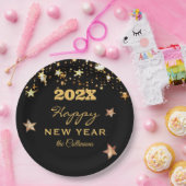 Name zum Feierlichen Glück Neujahr 2010 Pappteller (Party)