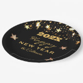 Name zum Feierlichen Glück Neujahr 2010 Pappteller (Schrägansicht)