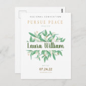 NameAngepasste 2022 JW Convention Taufe Postkarte (Vorne/Hinten)