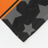 Namebasketballschwarzsterne Fleecedecke (Ecke)