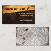 namecard-008/des Schmutzes altes Papier Visitenkarte (Vorne/Hinten)