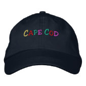 Namedrop Nation_Cape Cod mehrfarbig Bestickte Kappe (Vorderseite)