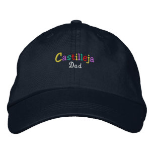 Namedrop Nation_Castilleja Vater mehrfarbig Bestickte Baseballkappe