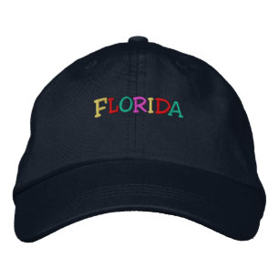 Namedrop Nation_Florida mehrfarbig Bestickte Kappe