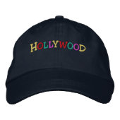 Namedrop Nation_Hollywood mehrfarbig Bestickte Kappe (Vorderseite)