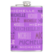 Nameflasche Flachmann (Vorderseite)