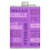 Nameflasche Flachmann (Rückseite)