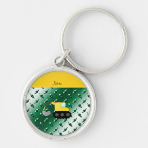 Namelöffelbaggergründiamant-Stahlplatte Schlüsselanhänger