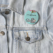 Namen-Abzeichen-Button im Nähdesign Button (Beispiel)