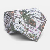 NAMEN-"BEWEGUNG" neue Krawatte (Gerollt)