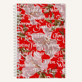 Namen Christi Weihnachten / Notizblock (Vorderseite)