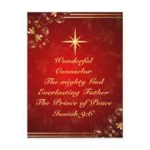 Namen der Bibel Gottes Verse Isaiah 9:6, Weihnacht