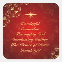 Namen der Bibel Gottes Verse Isaiah 9:6, Weihnacht