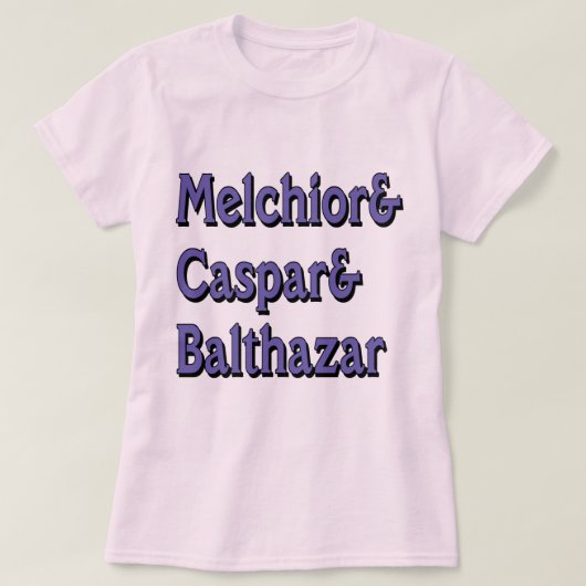 Namen der drei Wisamen T-Shirt (Design vorne)