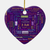 Namen der Gottherzverzierung Keramik Ornament (Hinten)