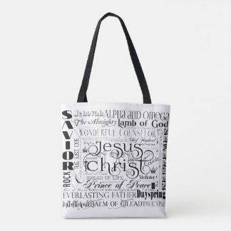 Namen der Jesus-Typografie-Taschen-Tasche Tasche