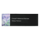 Namen der Mitarbeiter der psychiatrischen Klinik Namenschild (Vorderseite)