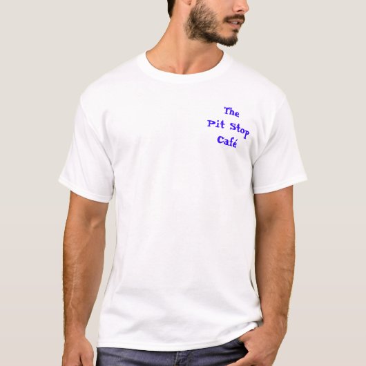Namen des Cafés T-Shirt (Vorderseite)