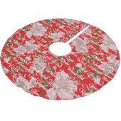 Namen des Christus-Weihnachtsbaumrock Polyester Weihnachtsbaumdecke (Schrägansicht)