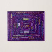 Namen des Gottpuzzlespiels mit Zinn Puzzle (Horizontal)