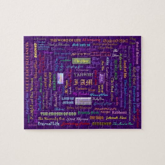 Namen des Gottpuzzlespiels mit Zinn Puzzle (Horizontal)