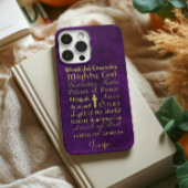 Namen des Lila Fall Jesus Case-Mate iPhone Hülle