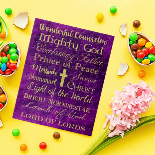 Namen des Lila Puzzles