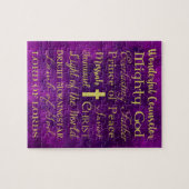 Namen des Lila Puzzles (Horizontal)