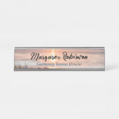 NAMEN DES personalisierten SCHREIBES Schreibtischnamensplakette (Vorderseite )