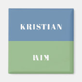 Namen, die die Erinnerung beschäftigen, staubige b Magnet (Vorne)